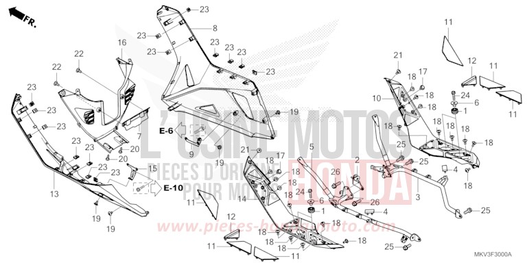 UNTERSTE STUFE von Forza 750 GRAPHITE BLACK (NHB01) von 2022